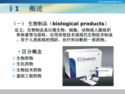 生物制品制造檢定規程概述與核心要素